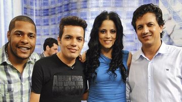 Claudia Carla recebe Chaxo Branco e Marcelo Bandeira em seu programa,que tem direção  de João Luiz Borges, em São Paulo.