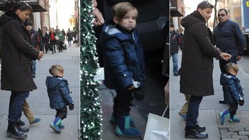 Ricky Martin passeia com o filho Matteo Martin em Nova York - Splash News / splashnews.com