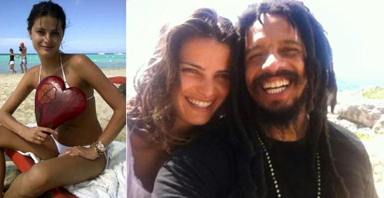 Rohan Marley e Isabeli Fontana em clima de romance na Jamaica - Reprodução / Twitter