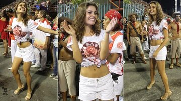 Solteira, Sophie Charlotte cai no samba na Salgueiro - Anderson Borde/AgNews