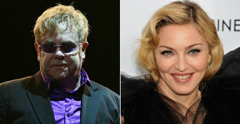 Elton John e Madonna - Getty Images