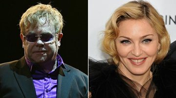 Elton John e Madonna - Getty Images