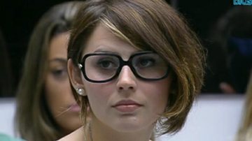 Mayara Medeiros foi eliminada do BBB12 com 74% dos votos na disputa com Fael para permanecer na casa - Divulgação/TV Globo
