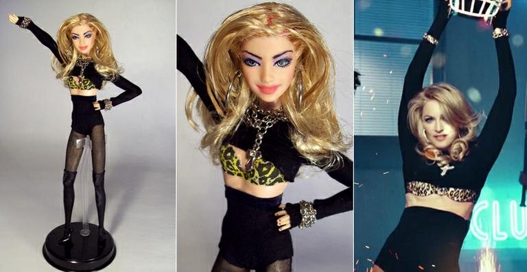 Madonna ganha boneca inspirada em seu novo clipe, Give Me All Your Luvin - Divulgação / Reprodução