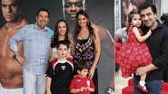 João, ao centro, fã de UFC, comemora aniversário com o pai, a mãe, e os irmãos, Lara e Rodrigo. O chef Edu Guedes com a herdeira, Maria Eduarda. - Orlando Oliveira