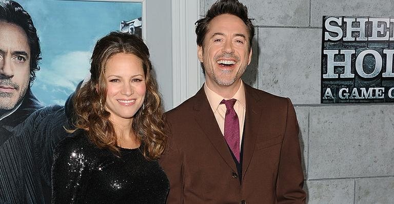 Robert Downey Jr. e a esposa Susan - Getty Images