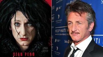 Sean Penn e a foto do cartaz do filme 'Meu Lugar' - Divulgação; Getty Images