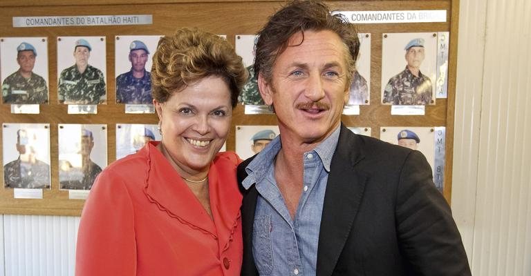 Dilma e Sean Penn - Roberto Stuckert Filho/PR