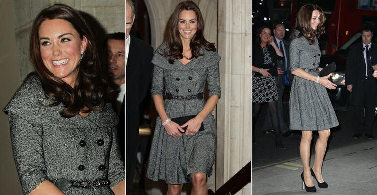 Kate Middleton em seu primeiro evento oficial sozinha - Getty Images