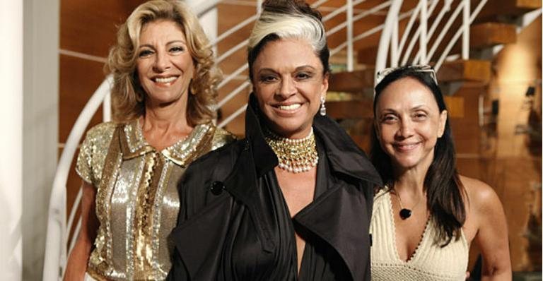 Marília Pêra, Bethy Lagardère e Cininha de Paula, diretora de 'Aquele Beijo' - Divulgação/ Rede Globo