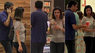 William Bonner e Fátima Bernardes vão a cinema em shopping no Rio de Janeiro - AgNews;Photo Rio News