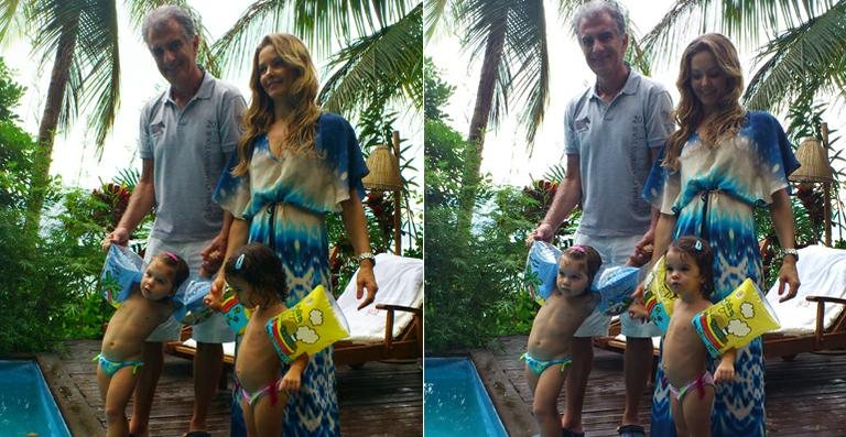 Bianca Rinaldi com a família na Ilha de CARAS - Paola Donner
