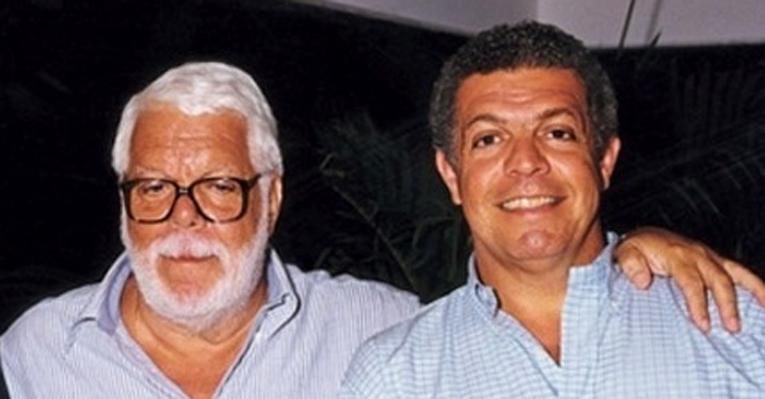 Manoel Carlos com o filho, Manoel Carlos Junior, que faleceu neste domingo, 12 - Arquivo pessoal