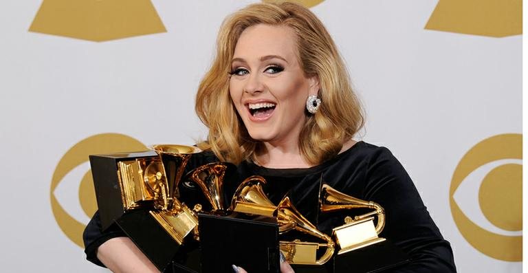 Adele leva seis prêmios no Grammy 2012 - Getty Images