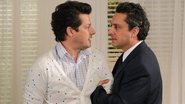 Crô (Marcelo Serrado) e Baltazar (Alexandre Nero) - TV Globo/Divulgação