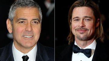George Clooney / Brad Pitt - Reprodução/Getty Images