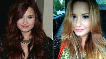 Demi Lovato ficou loira! - Getty Images/ Reprodução Twitter