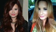 Demi Lovato ficou loira! - Getty Images/ Reprodução Twitter