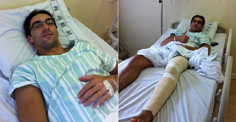 Jogador de vôlei Giba passa por cirurgia na perna - Reprodução / Twitter