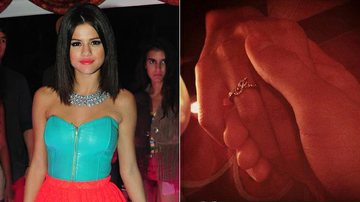 Selena Gomez exibe anel de diamantes que recebeu no Valentine's Day - Reprodução Twitter