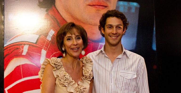 Bruno Senna com a mãe, Viviane - Divulgação