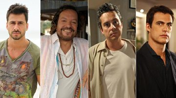 Enzo (Julio Rocha), Álvaro (Wolf Maya), Baltazar (Alexandre Nero) e Juan (Carlos Casagrande) - TV Globo