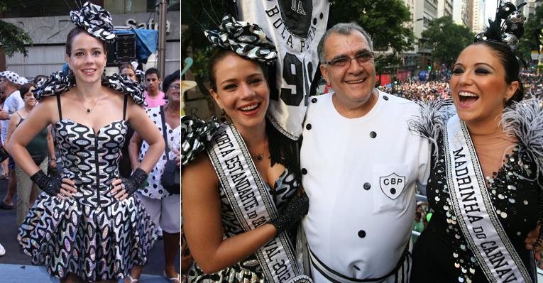 Leandra Leal e Maria Rita durante desfile do bloco Bola Preta, no centro do Rio de Janeiro - André Muzell e Alex Palarea / AgNews