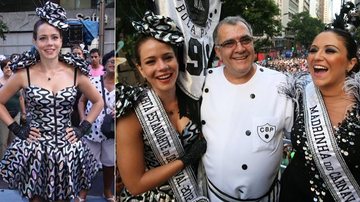 Leandra Leal e Maria Rita durante desfile do bloco Bola Preta, no centro do Rio de Janeiro - André Muzell e Alex Palarea / AgNews