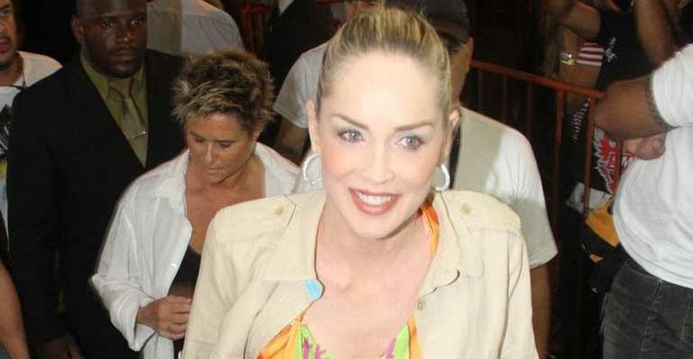 Sharon Stone em Salvador - Dilson Silva / AgNews