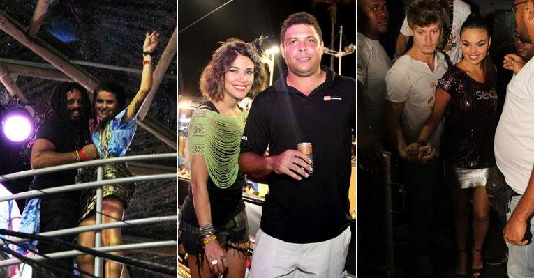 Casais famosos aproveitam o carnaval baiano - Uran Rodrigues e AgNews