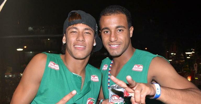 Neymar e Lucas - Felipe Souto Maior / Divulgação