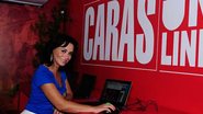 Suzana Pires no espaço vip da CARAS Online no camarote da Marquês de Sapucaí - Renato Wrobel