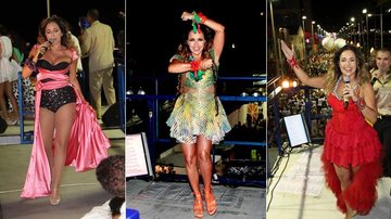 Os looks de Daniela Mercury no carnaval 2012 - Foto Montagem