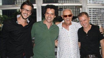 Guilherme Berenguer, Bruno Garcia, Ney Latorraca e Edi Botelho - Onofre Veras / AgNews