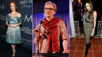 Jessica Chastain, Meryl Streep e Victoria Beckham - Getty Images