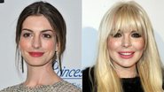 Anne Hathaway / Lindsay Lohan - Reprodução/Getty Images