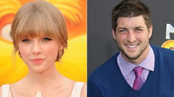 Taylor Swift e jogador de futebol americano Tim Tebow - Getty Images