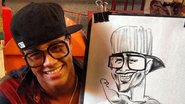 Léo Santana ganha caricatura em Nova York - Reprodução/Twitter