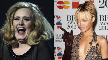Adele e Rihanna - Getty Images