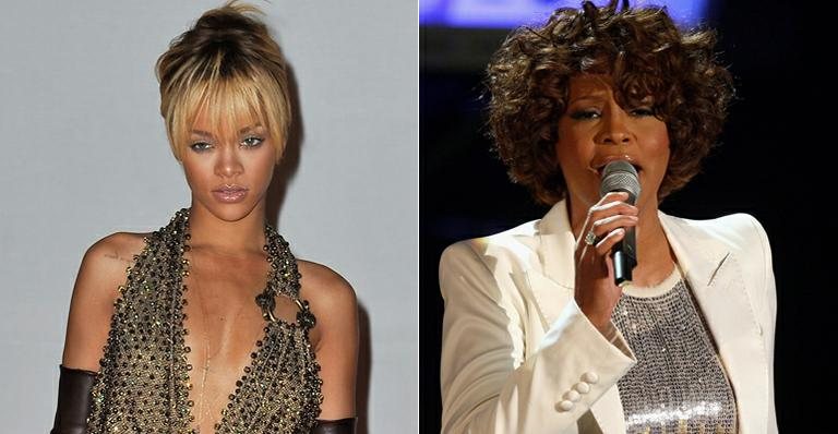 Rihanna e Whitney Houston - Getty Images