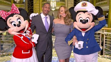 Minnie, Nick Cannon, Mariah Carey e Mickey - Getty Images