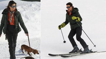 Na estação de esqui Zürs am Arlberg, Caroline, de Mônaco, faz tour com seus pets. A nobre se diverte esquiando na neve e fala das responsabilidades da nobreza no século XXI. - Queen Internacional