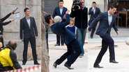 Cristiano Ronaldo grava comercial em rua de Madri, na Espanha - The Grosby Group