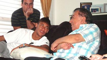 Neymar e Mauricio de Sousa: tarde de conversa - Reprodução Twitter