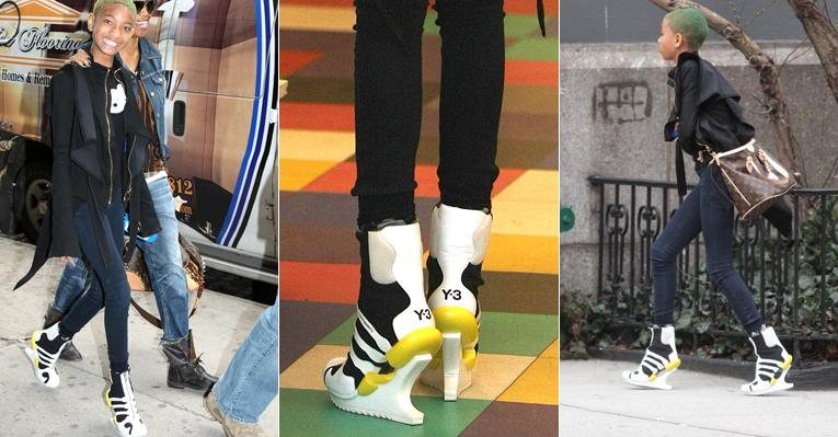 Willow Smith usa sapato fashion em Nova York - The Grosby Group