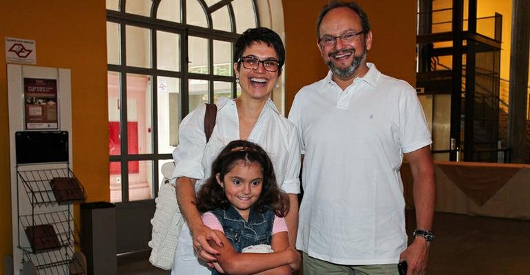 Sandra Annenberg e Ernesto Paglia com a filha, Elisa - Manuela Scarpa / PhotoRioNews