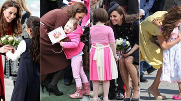 Kate Middleton e seus fãs mirins - Getty Images