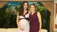 Grávida de oito meses de Alice, Daniela Albuquerque recebe a médica Ana Lucia Beltrame em sua atracão da RedeTV!, em Osasco, SP.