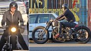 David Beckham passeia de moto por Los Angeles, Estados Unidos - The Grosby Group
