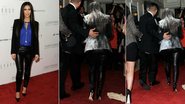 Kim Kardashian é atingida com farinha - Getty Images